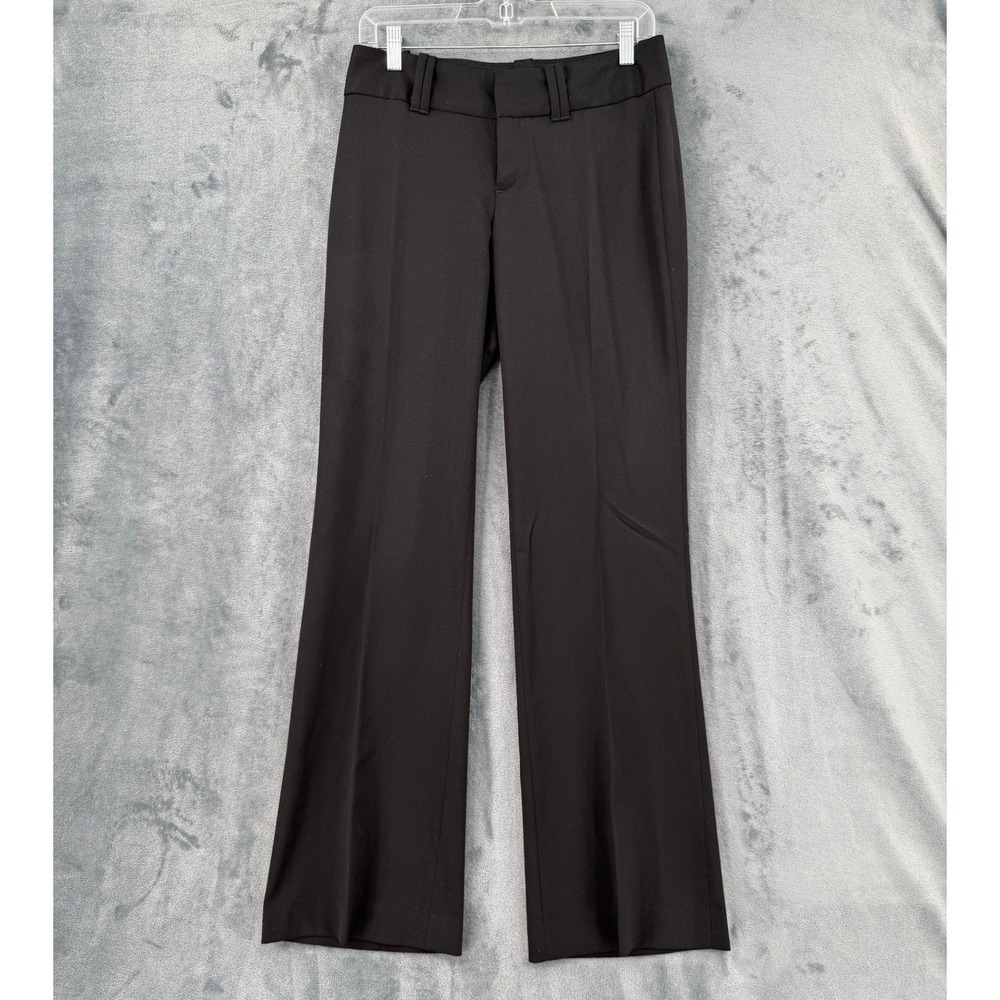 Banana Republic Pants Womens Size 4 Jackson Fit Wool Blend Wide Leg Quiet Luxury